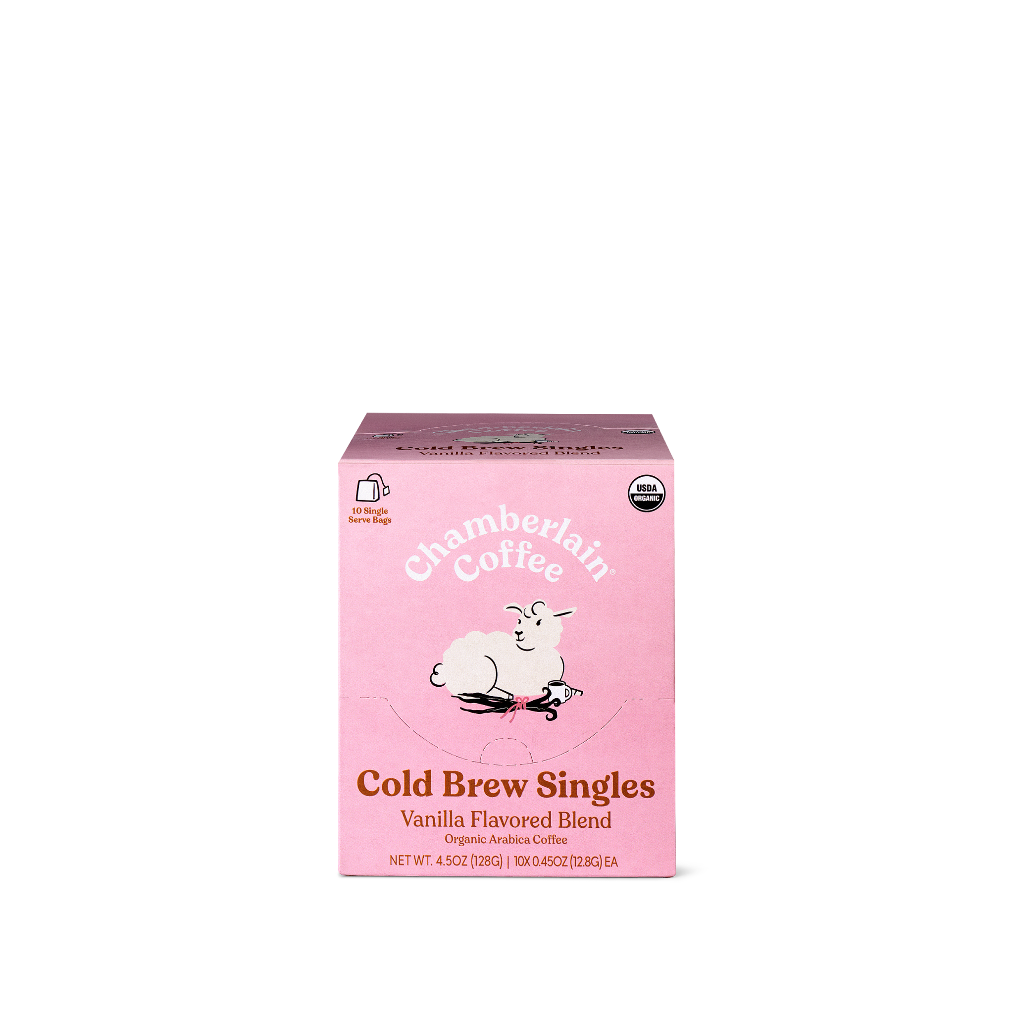 Organic Vanilla Cold Brew Coffee Singles
