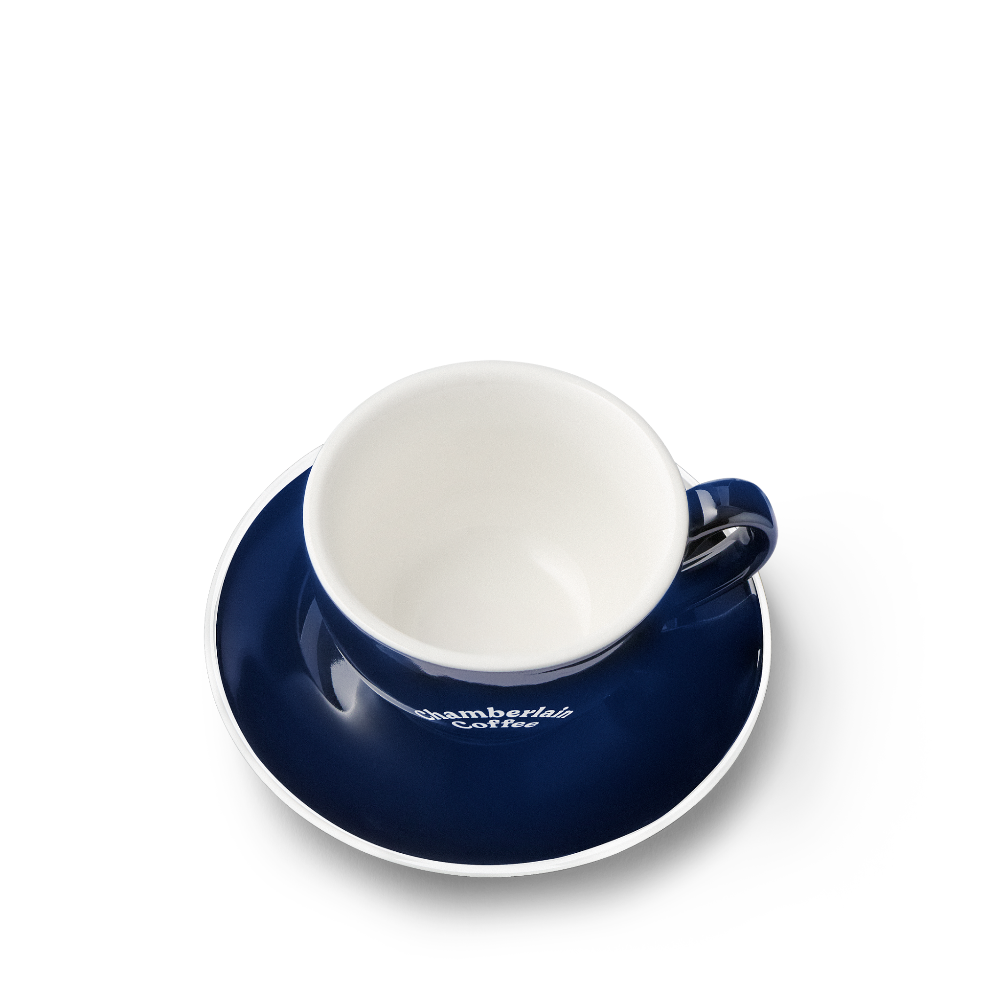 Navy Cup & Saucer
