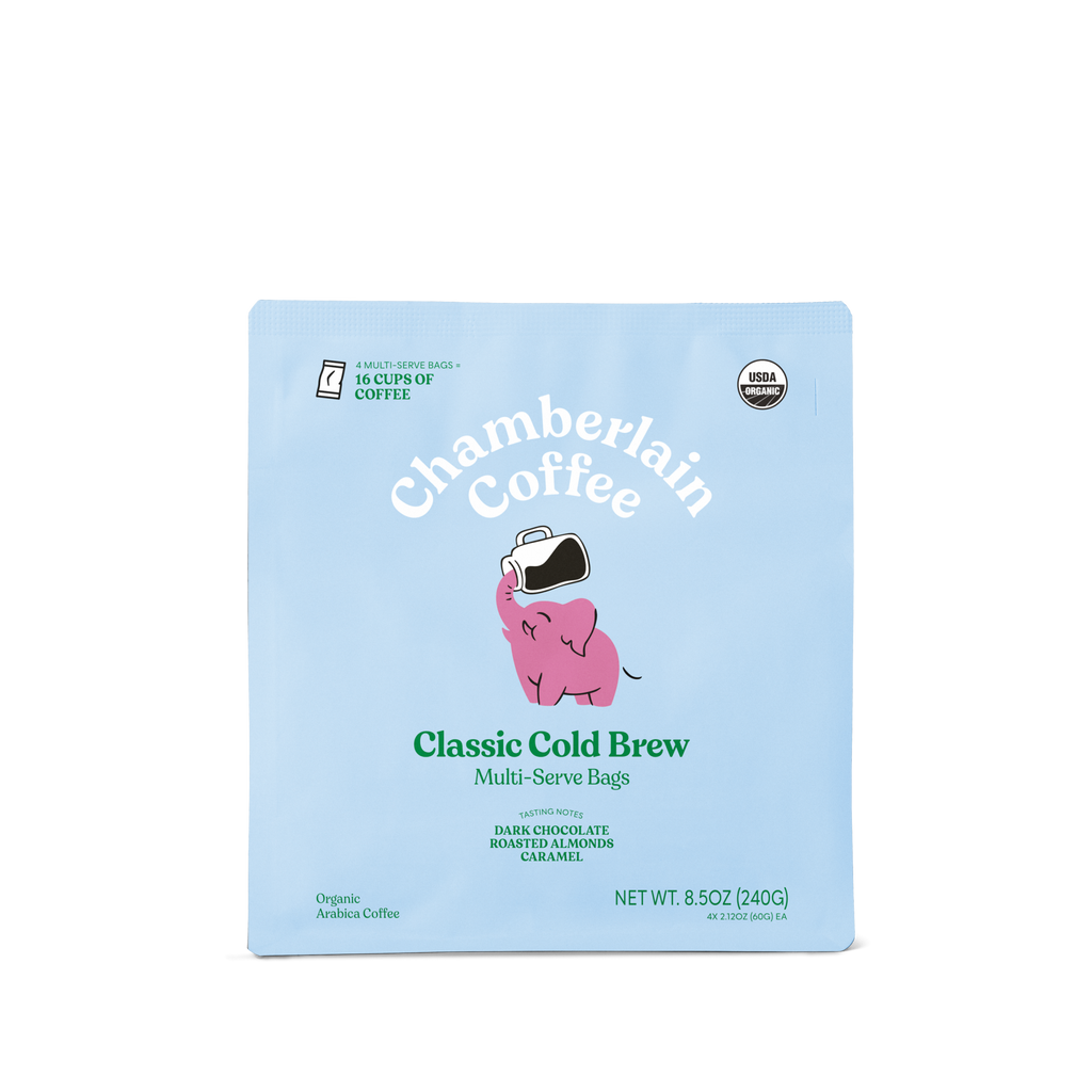 Organic Cold Brew Elephant Large Coffee Bags